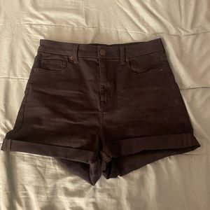 American eagle high waisted jean shorts